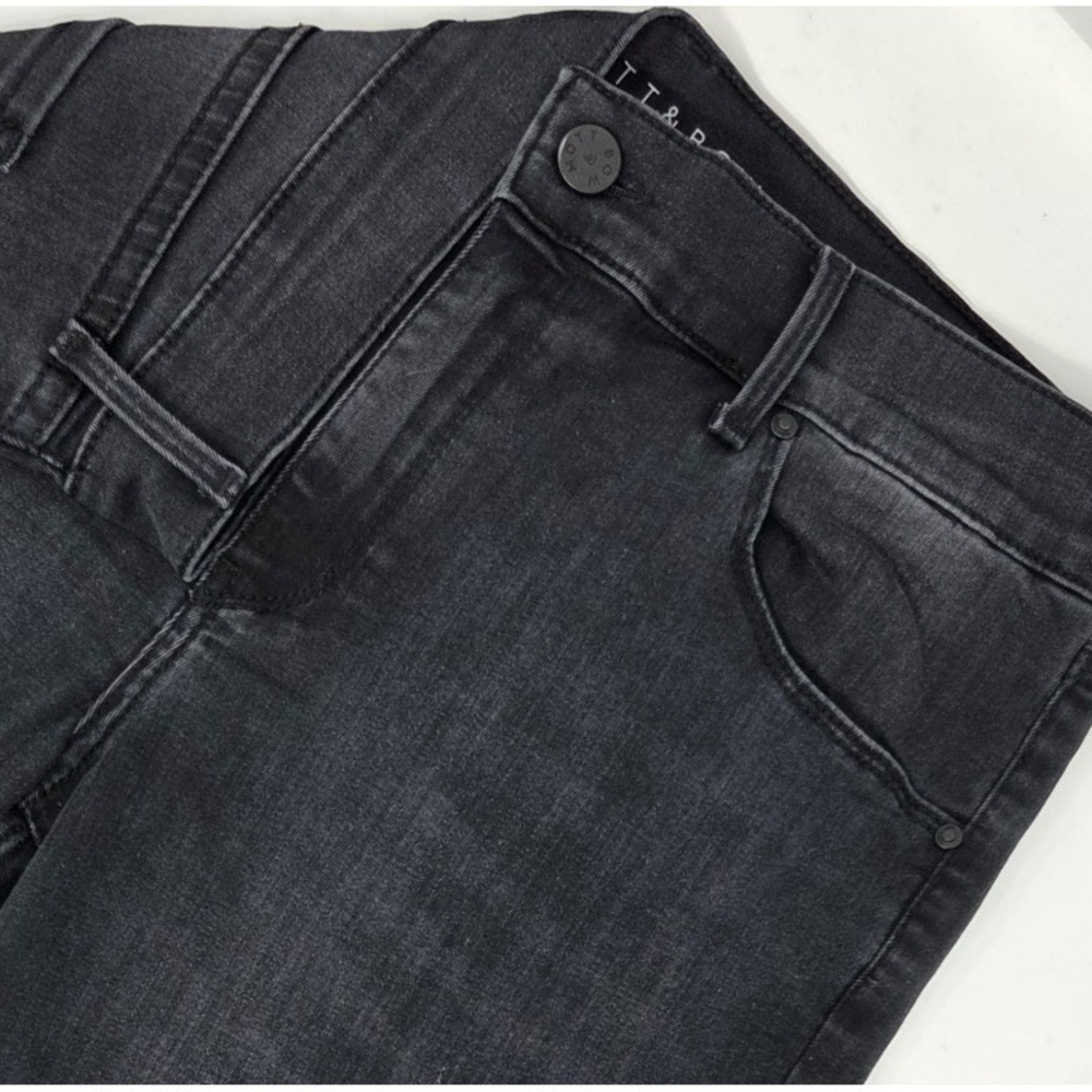 Mott & Bow Jeans Womens 30x28 Black Mid Rise‎ Skinny